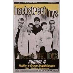  Backstreet Boys Denver 1998 Concert Poster
