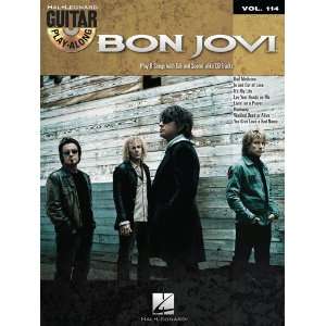  Bon Jovi   Guitar Play Along Volume 114   Book and CD 
