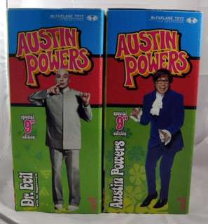Austin Powers 9 Figures Set(2)Dr. Evil &Austin Powers  