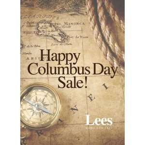  Columbus Map Compass Sale Sign