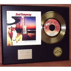 Bad Company 24kt Gold 45 Record & Faithfully Reproduced Original 