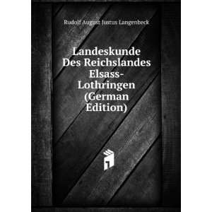   Edition) (9785876743350) Rudolf August Justus Langenbeck Books