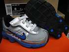 Nike Silver Shox Turmoil Sneakers Infants Shoes sz 4.5  