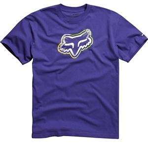  Fox Racing Spiked T Shirt   Medium/Purple Automotive
