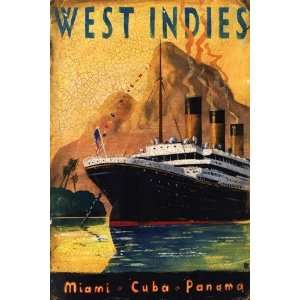    West Indies Ship   Poster by David Juniper (13x19)