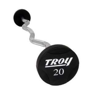  Troy Barbell TZB 050U Urethane Ez Curl Contoured Barbell 