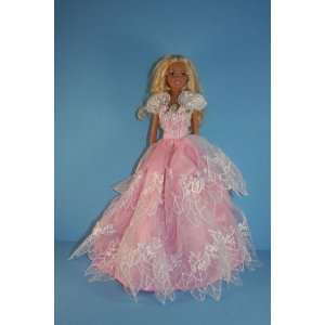  An Amazing Pink Ball Gown Made to Fit the Barbie Doll 