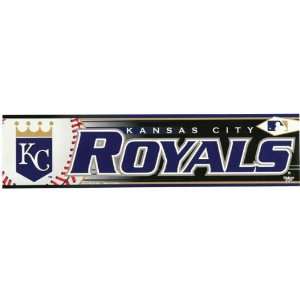  Kansas City Royals   Logo & Name Bumper Sticker MLB Pro 