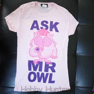 Shirt Tee TOOTSIE POP NEW Ask Mr Owl (JUNIORS) Pink  