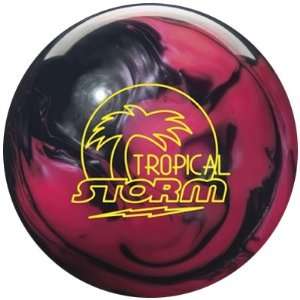 Tropical Storm Pink / Black Pearl Bowling Ball