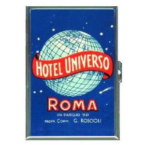  Rome Italy Hotel Universo NICE ID Holder, Cigarette Case 