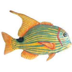   Metal Tropical Fish Wall Hanging   Tropical Decor: Home & Kitchen