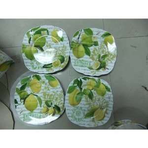  NOSTA LEMON SQUARE DESSE PLATES