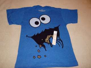   STREET COOKIE MONSTER BOYS T SHIRT XS, SMALL, LARGE, X LARG  