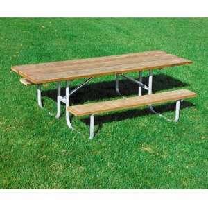   Treated Wood Picnic Table 8W Pressure Treated Wood: Office Products