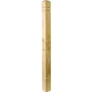  BW Creative Wood AT9100054W Notched Treated Newel Post 
