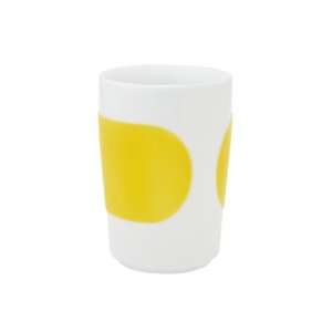 touch FIVE SENSES, Banderole/sleeve yellow large cup 11.84 fl.oz 