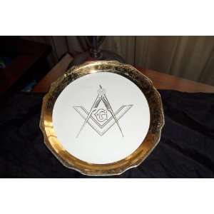  Masonic 22k Gold Trimed Collector Plate [used]: Everything 