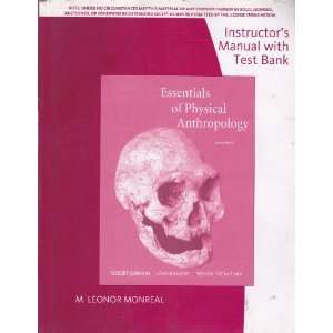  Instructors Manual with Test Bank for Jurmain/Kilgore/Trevathan 
