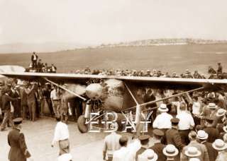 1927 CHARLES LINDBERGH SPIRIT OF ST LOUIS AVIATION AIRPLANE PHOTO 3 