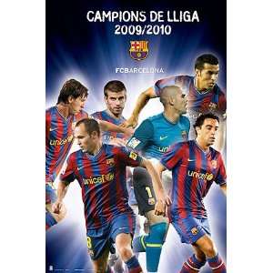  Football Posters Barcelona   Barcelona 09/10   35.7x23.8 