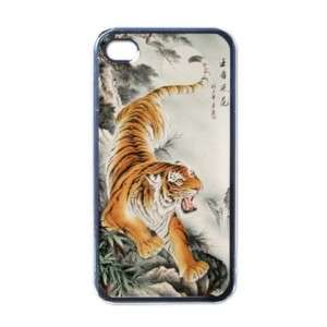 Chinese Tiger Painting iPhone 4 Hard Case Cover  