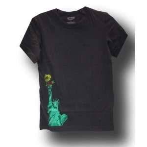  Sarah Jessica Parker Bitten Lady Liberty T Shirt Gray Size 