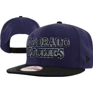   Colorado Rockies 9FIFTY Reverse Word Snapback Hat: Sports & Outdoors