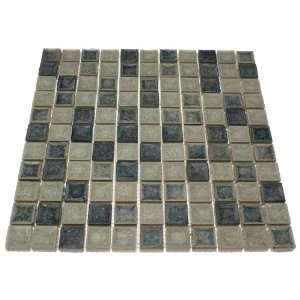    Roman Collection French Blue 1X1 Glass Tile