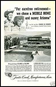1952 Travel Trailer vintage ad  