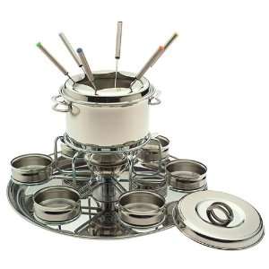  Tramontina Deluxe Stainless Steel Fondue: Kitchen & Dining