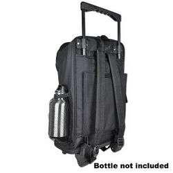 Nylon Rolling Travel Backpack (Black)  
