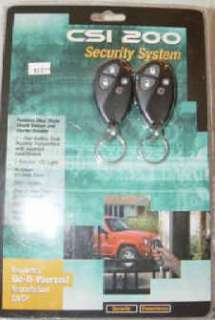 New CSI 200 Car Auto Security System Siren Light Flash  