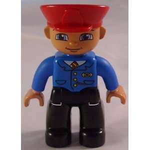  Lego Duplo Train Conductor with Red Hat: Toys & Games