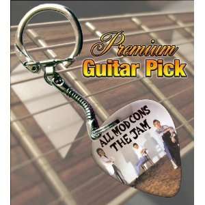  The Jam All Mod Cons Premium Guitar Pick Keyring: Musical 