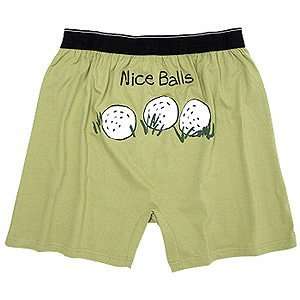 Golfing Nice Balls Golf Balls Mens Boxer Shorts: Sports 