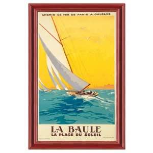  La Baule Vintage Sail   Heritage Framed Art: Baby