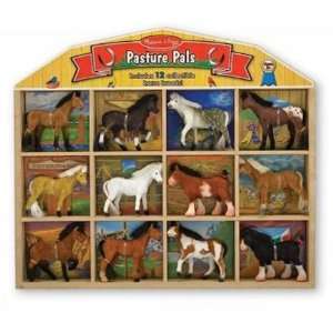  Pasture Pals Wooden Horse Orgainzer with 12 Play Horses 
