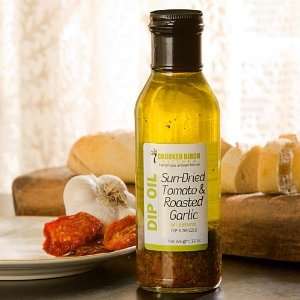 All Natural Sun Dried Tomato & Roasted Garlic Dip Oil, Made in New 