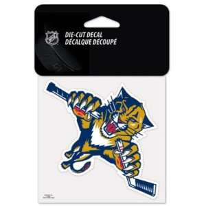  Florida Panthers 4x4 Die Cut Decal: Sports & Outdoors