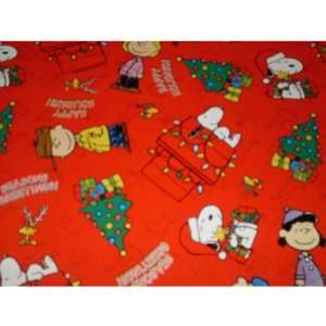  Peanuts GANG Christmas Gift Wrap Wrapping Paper & Bows 