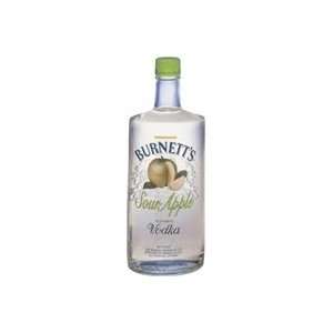  Burnetts Sour Apple Vodka   1L Grocery & Gourmet Food