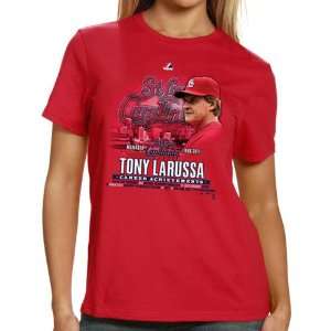   Tony LaRussa Career Achievement T Shirt   Red