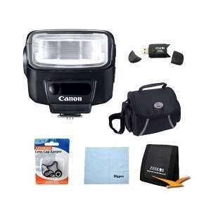 Speedlite 270EX II Flash for Canon SLR Cameras w/ Deluxe Bag, Lens Cap 