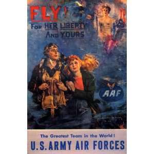  GIRLS FLY FLYING FOR HER LIBERTY US USA UNITED STATES ARMY 
