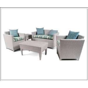  Boca Rattan Coral Beach Loveseat w/ Cushions Kitchen 