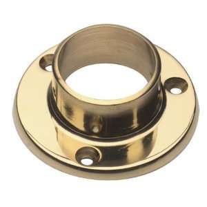  Round Solid Brass Wall Flange for 2 1/2 Tubing: Home 