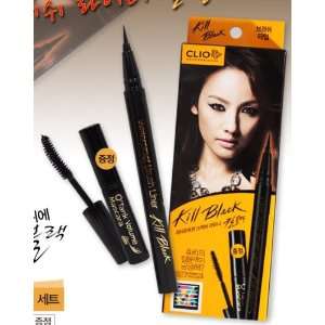  Clio Water Proof Brush liner Kill Black Beauty