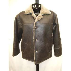  TOSKANA MENS SHEARLING COAT SIZE S SALE Everything 