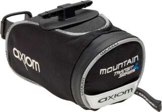 Axiom Saddle Bag Mountain Rider QR Seat Pack Transit Bk  